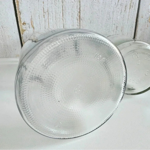 Vintage MCM set of 2  glass pitcher bottles - Picture 5 of 6